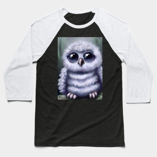 Baby Owl Baseball T-Shirt